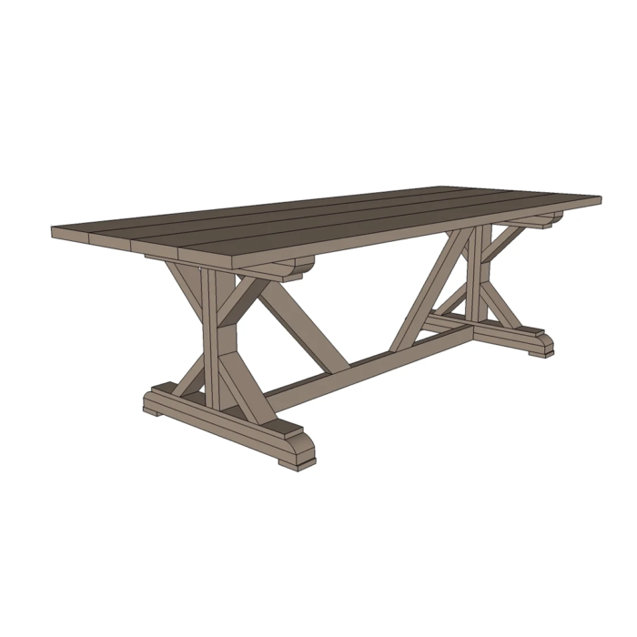 Pine Farmhouse Table