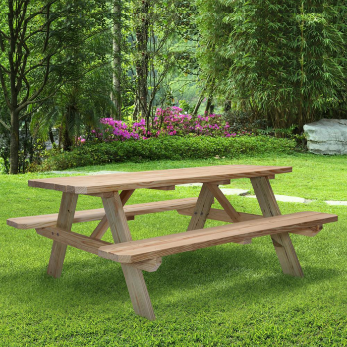 Pine Traditional Picnic Table